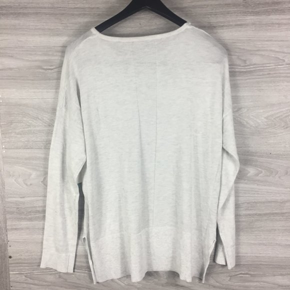 Poof Crew Neck Hi-Lo Knit Pullover - Picture 3 of 7